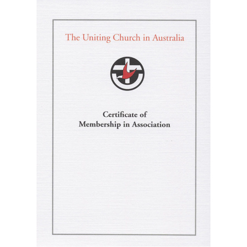 Certificate of Membership in Association