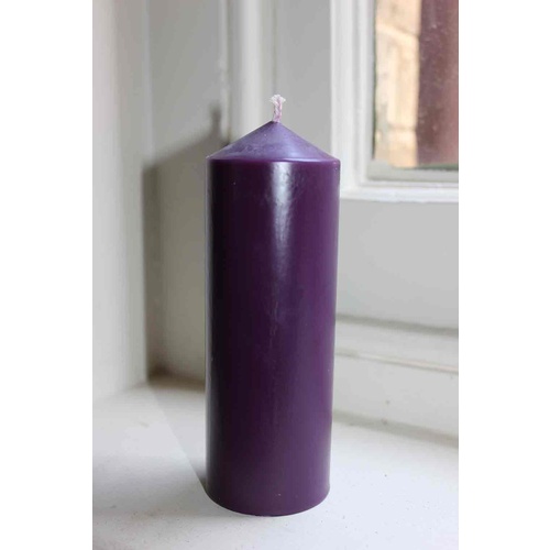 Purple Candles 150mm x 54mm